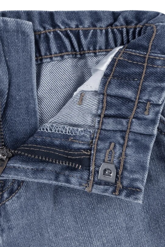 Levi's szorty jeansowe dziecięce PLEAT PAPER BAG SHORT 1EM255 niebieski