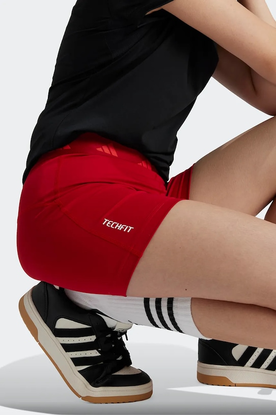 Dětské kraťasy adidas JF3749 červená