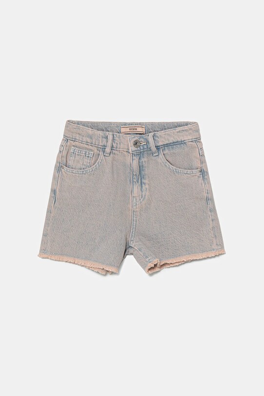 Guess pantaloni scurți din denim pentru copii casual violet J5GD00.D5NI0.PPYA