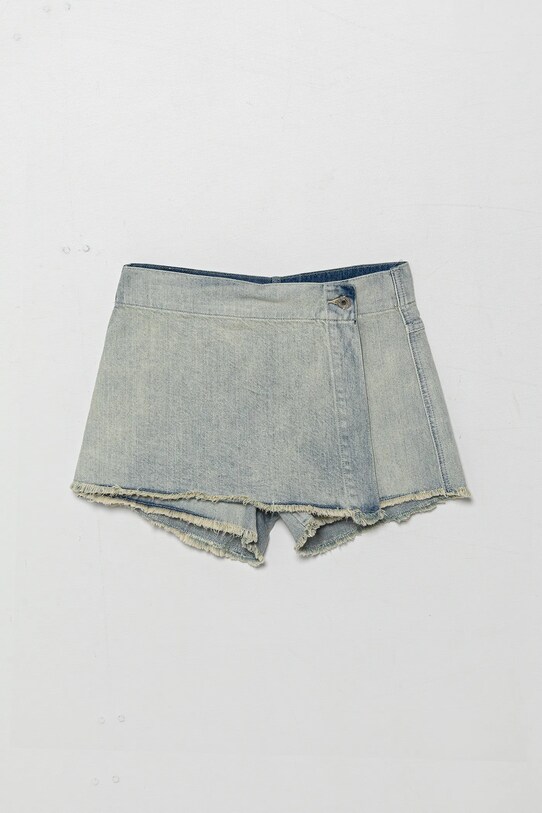 Guess pantaloni scurți din denim pentru copii casual albastru J5GD08.D45E0.PPYA