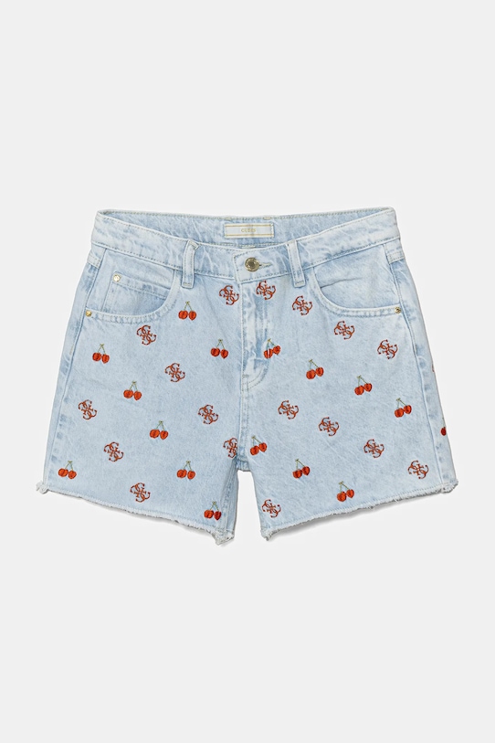 Guess szorty kąpielowe dziecięce casual niebieski J5GD10.D45E0.PPYA