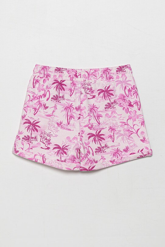 Guess pantaloni scurți din bumbac pentru copii J5GD22.KA6R4.PPYA roz SS25