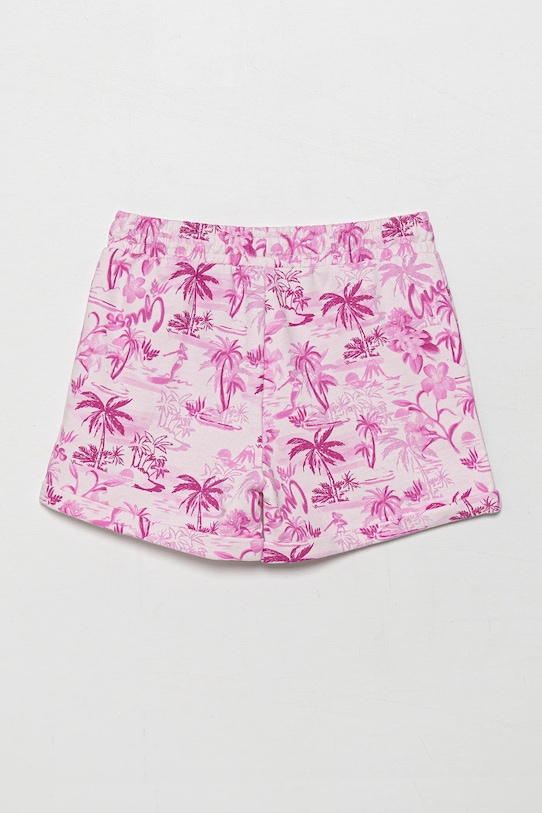 Дитячі бавовняні шорти Guess J5GD22.KA6R4.PPYA рожевий SS25