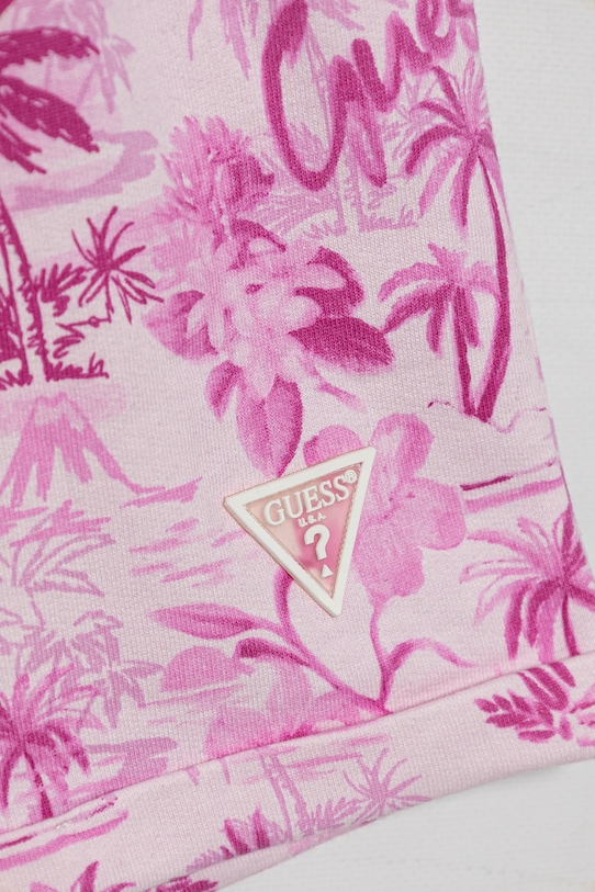 Дівчинка Дитячі бавовняні шорти Guess J5GD22.KA6R4.PPYA рожевий