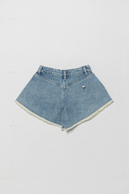Guess szorty bawełniane dziecięce J5GD42.D45E0.PPYA niebieski SS25