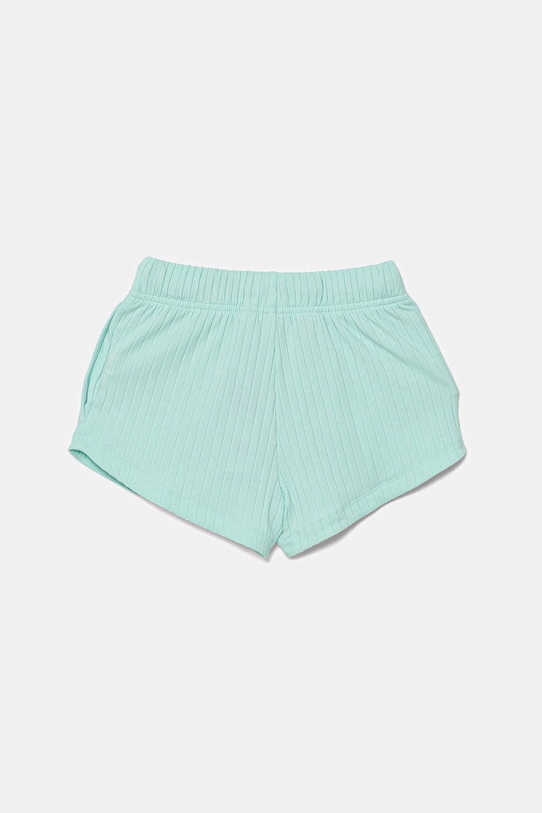 DÍVKA Dětské kraťasy adidas Originals JI5798 tyrkysová