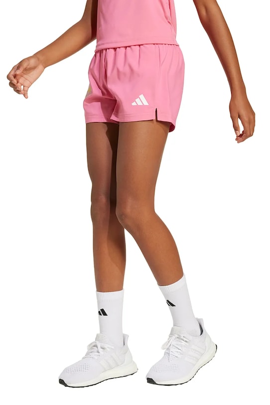 adidas pantaloni scurți copii casual roz JI6100