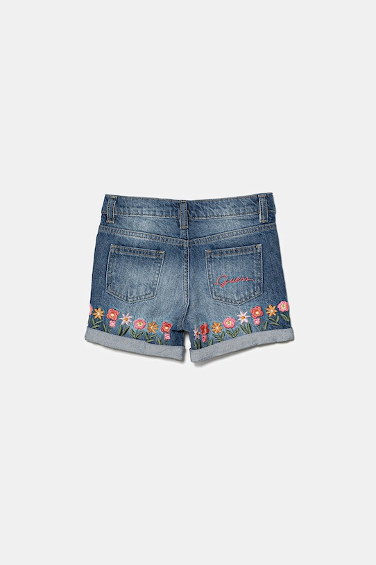 Παιδικό σορτς τζιν Guess K5GD02.D45E0.PPYA μπλε SS25