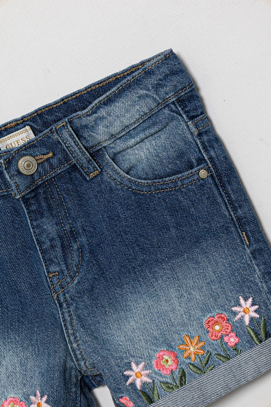 Κοριτσίστικα Παιδικό σορτς τζιν Guess K5GD02.D45E0.PPYA μπλε