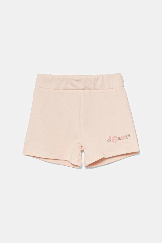 Guess pantaloni scurți din bumbac pentru copii casual bej K5GD08.KA6R4.PPYA