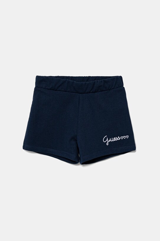 Дитячі бавовняні шорти Guess casual темно-синій K5GD08.KA6R4.PPYA