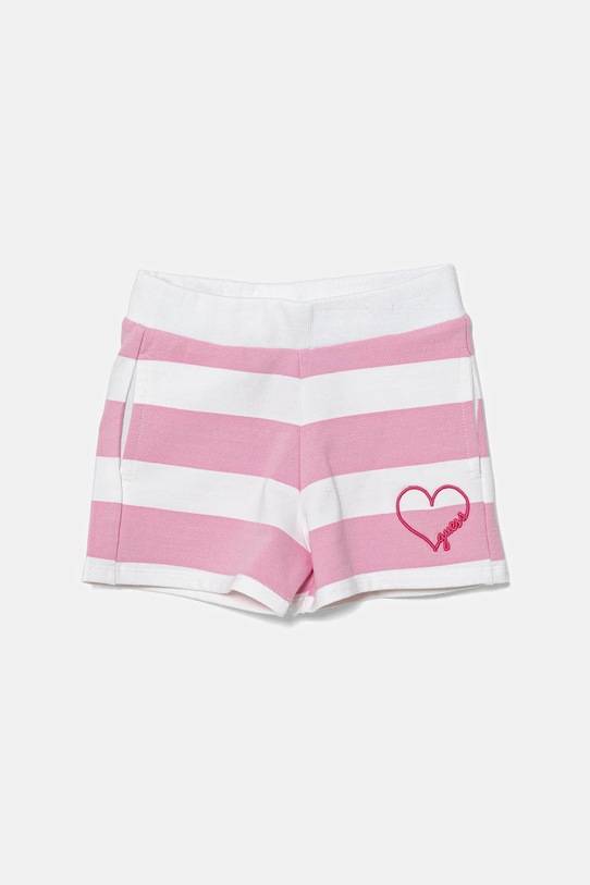 Παιδικό σορτς Guess casual ροζ K5GD16.KBOR4.PPYA