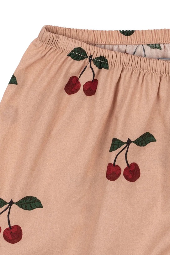 Дівчинка Дитячі бавовняні шорти Konges Sløjd VERBENA SHORTS GOTS KS102298 рожевий