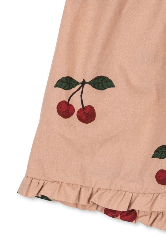 Дитячі бавовняні шорти Konges Sløjd VERBENA SHORTS GOTS рожевий KS102298