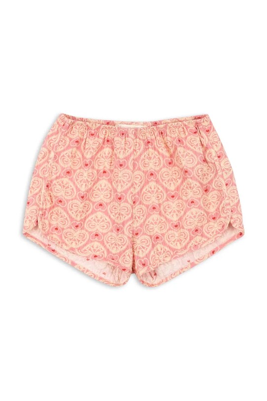 Detské krátke nohavice Konges Sløjd AVA SHORTS GOTS KS102446 ružová SS25