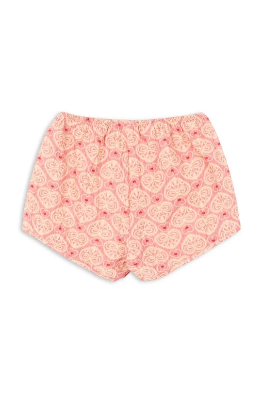 Dievča Detské krátke nohavice Konges Sløjd AVA SHORTS GOTS KS102446 ružová