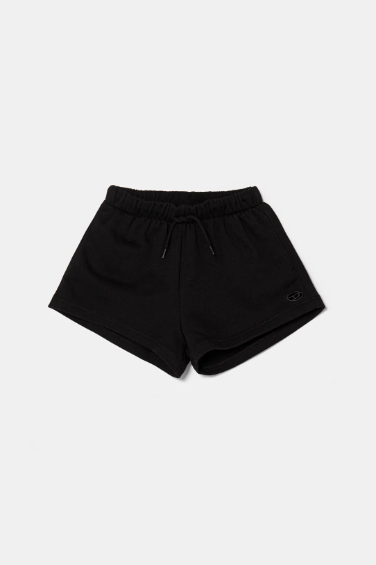 Pamučne kratke hlače Diesel PAGL SHORTS pletivo crna J02204