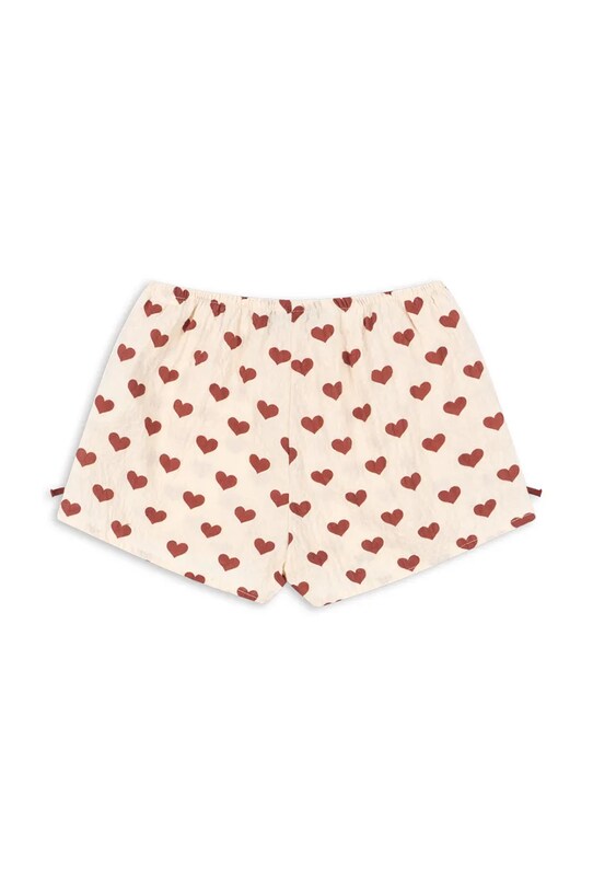 Konges Sløjd pantaloni scurți AVA SLIT SHORTS GOTS KS103074 roz SS25