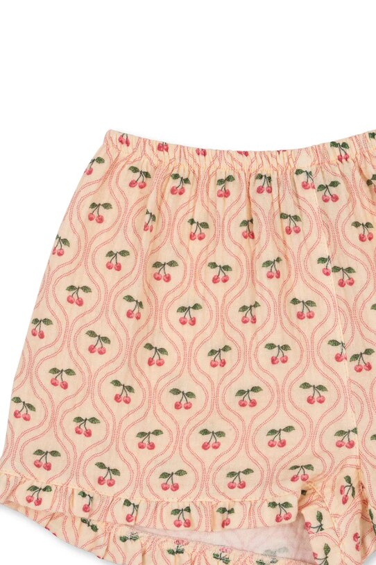 Dziewczynka Konges Sløjd szorty COCO SHORTS GOTS KS103206 pomarańczowy