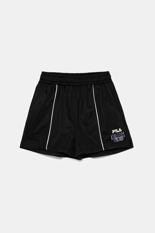 Fila szorty dziecięce LUSTADT dzianina czarny FAT0637