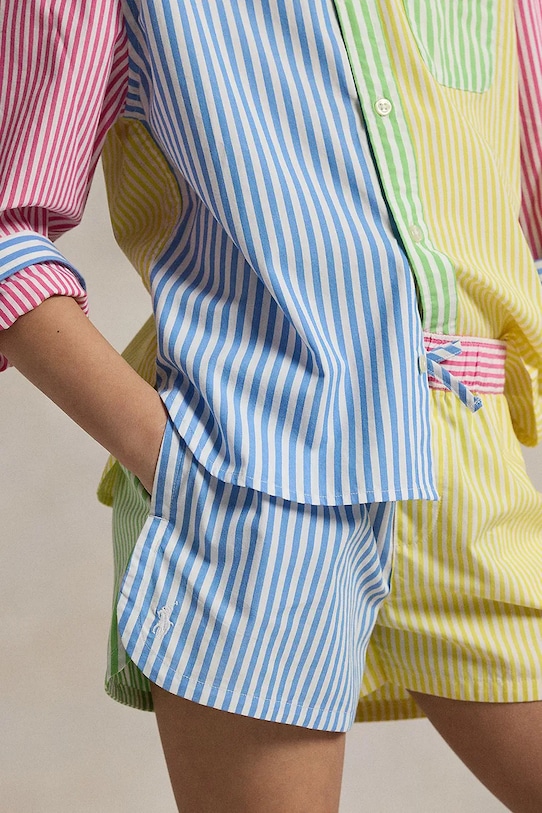 Polo Ralph Lauren szorty bawełniane dziecięce 313964275001 niebieski