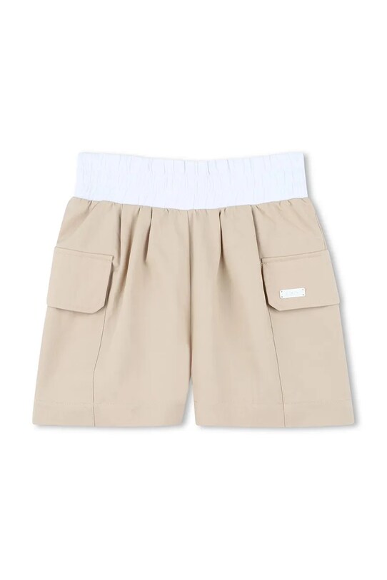 Dkny szorty dziecięce D62268.156.162 beżowy SS25