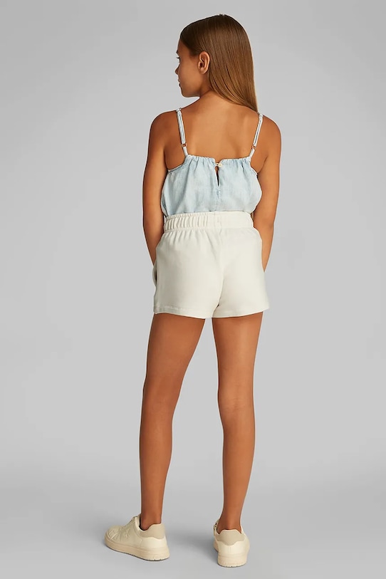 Дитячі шорти Calvin Klein Jeans бежевий IG0IG02882.128.176.PPYA