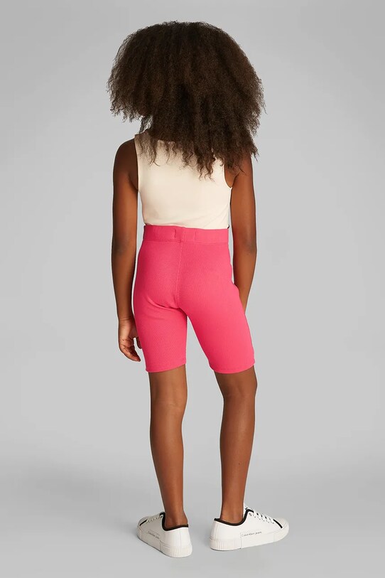 Дитячі шорти Calvin Klein Jeans рожевий IG0IG02885.128.176.PPYA