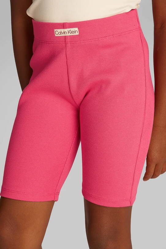 Дитячі шорти Calvin Klein Jeans IG0IG02885.128.176.PPYA рожевий