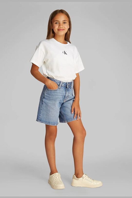 Дитячі джинсові шорти Calvin Klein Jeans casual блакитний IG0IG02890.PPYA