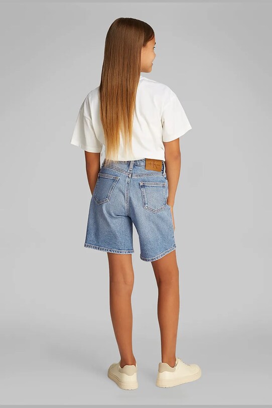 Дитячі джинсові шорти Calvin Klein Jeans блакитний IG0IG02890.PPYA