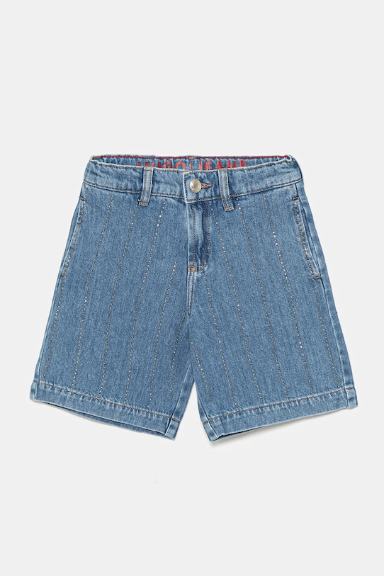 Детски дънков къс панталон HUGO G00406.114.150 син SS25