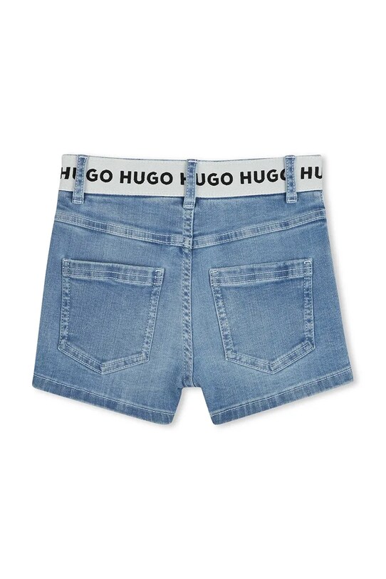 Fete HUGO pantaloni scurți din denim pentru copii G00407.114.150 albastru