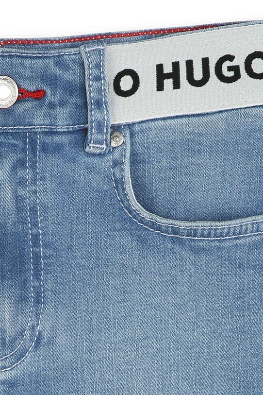 HUGO pantaloni scurți din denim pentru copii albastru G00407.114.150