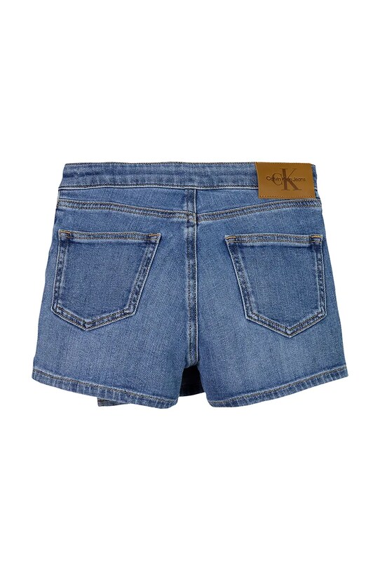 Fete Calvin Klein Jeans pantaloni scurți din denim pentru copii IG0IG02887.PPYA albastru