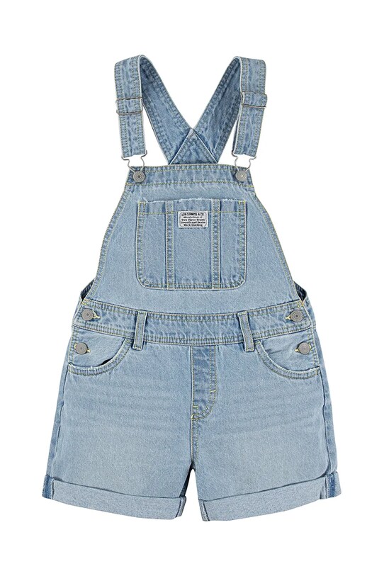 Levi's salopetă din denim pentru copii CLASSIC SHORTALLS casual albastru 4EH030.PPYA
