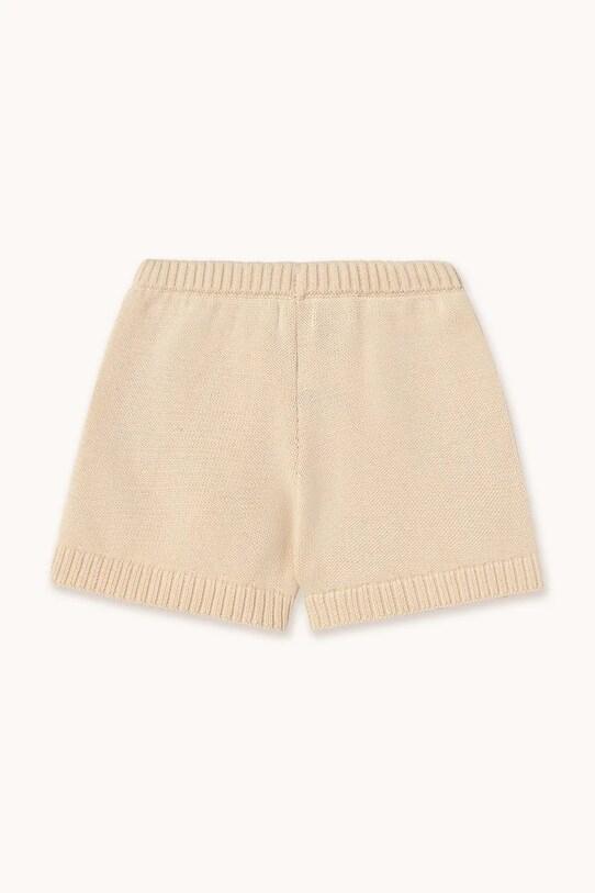 Dziewczynka Tinycottons szorty bawełniane dziecięce STRAWBERRIES SHORTS SS25.301 beżowy