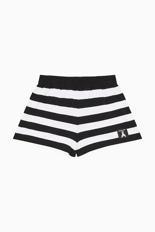 Detské krátke nohavice Patrizia Pepe FE50 pletenina čierna 7P0387