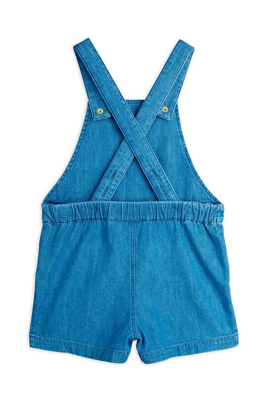 Dziewczynka Mini Rodini ogrodniczki jeansowe dziecięce Note 2523014160 niebieski