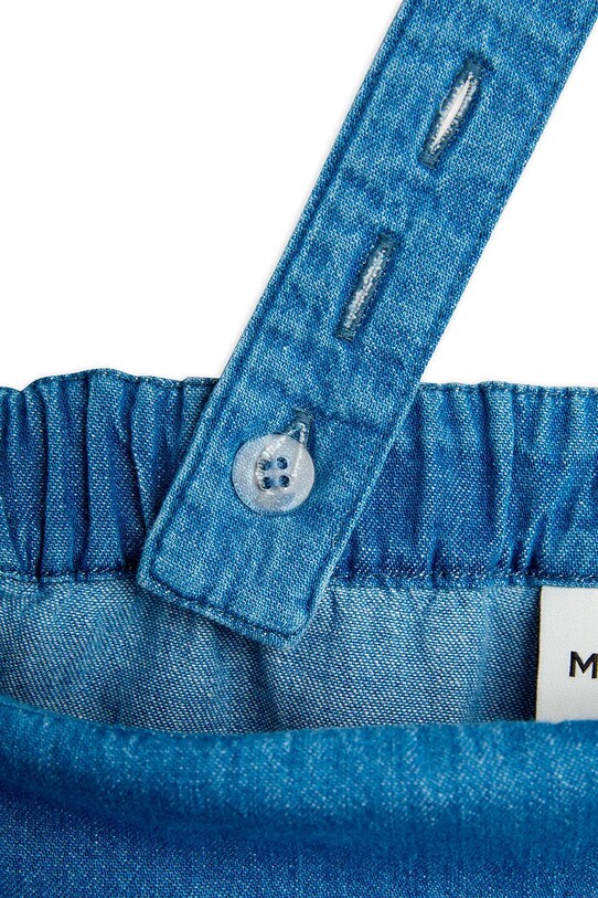 Mini Rodini ogrodniczki jeansowe dziecięce Note 2523014160 niebieski