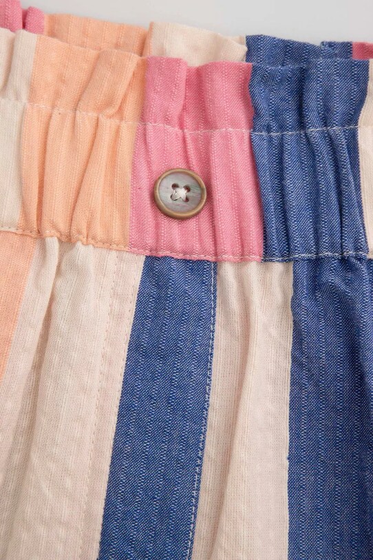 Fete Coccodrillo pantaloni scurți din bumbac WC5119401FGJ multicolor