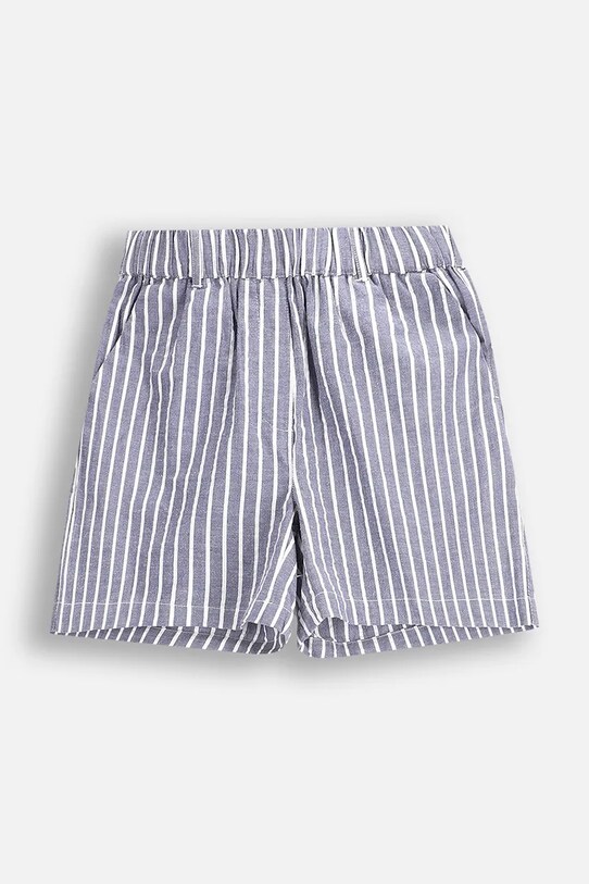 Coccodrillo pantaloni scurți din bumbac WC5119501HGJ albastru SS25