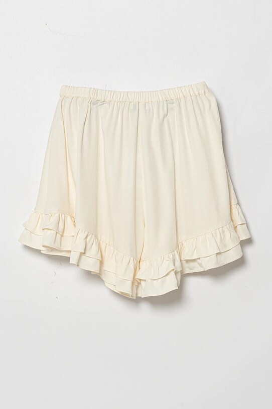 Pinko pantaloni scurți copii KFBE005.0.VI024 bej SS25