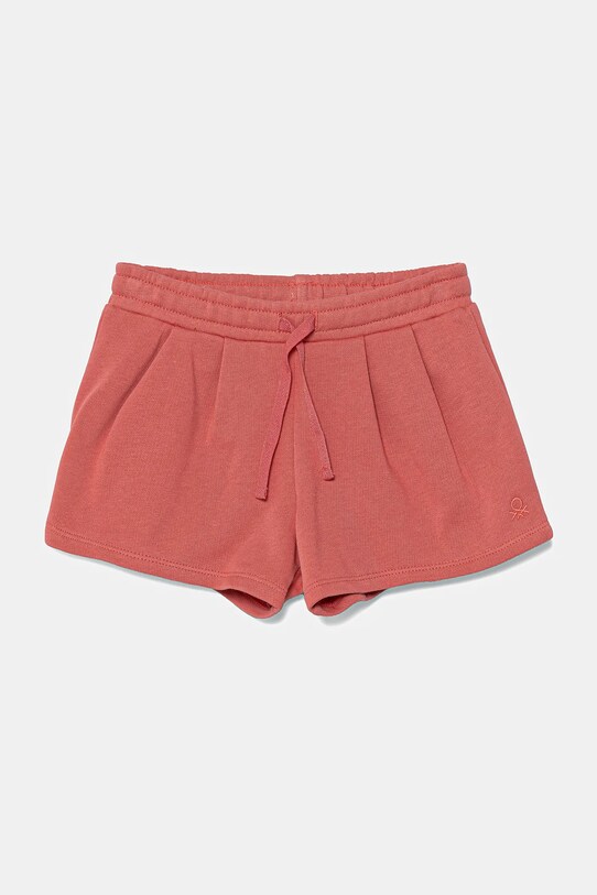 United Colors of Benetton pantaloni scurți din bumbac pentru copii casual roz 3J70G901R.P.Seasonal