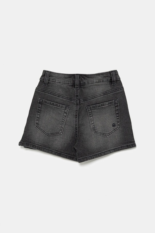 Detské rifľové krátke nohavice United Colors of Benetton 4PORC903M.G.Seasonal čierna SS25