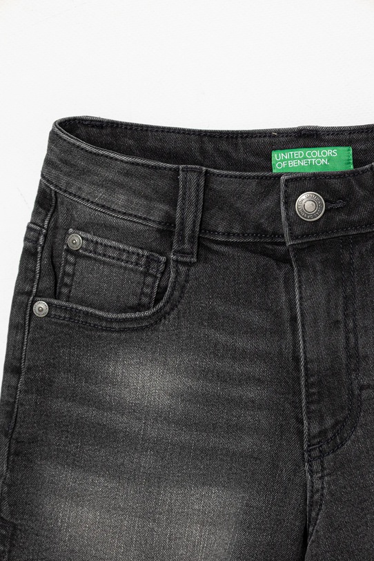 Dievča Detské rifľové krátke nohavice United Colors of Benetton 4PORC903M.G.Seasonal čierna