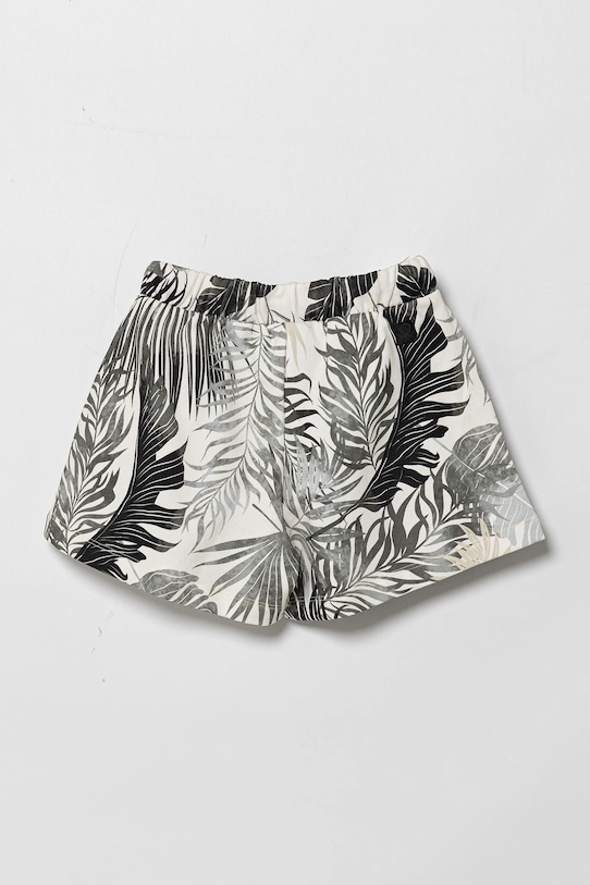 Детские хлопковые шорты United Colors of Benetton 35UJC903F.G.Seasonal чёрный SS25