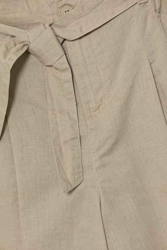 DÍVKA Dětské plátěné šortky United Colors of Benetton 43WBC902D.G.Seasonal béžová