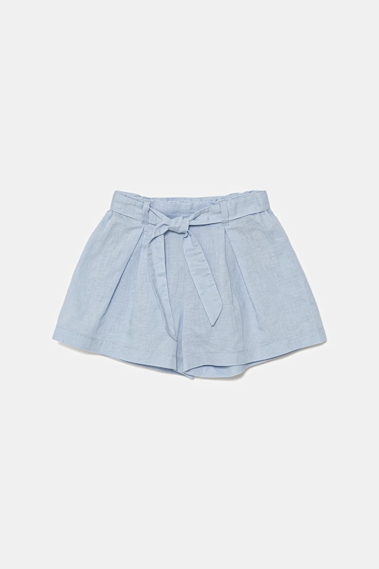 Dětské plátěné šortky United Colors of Benetton látka modrá 43WBG902G.P.Seasonal