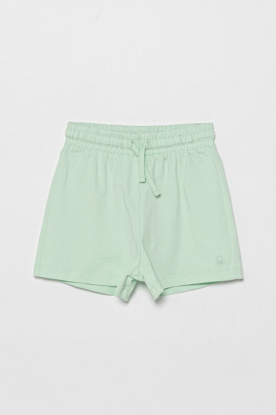United Colors of Benetton pantaloni scurți din bumbac pentru copii casual verde 3BL0G901T.P.Seasonal